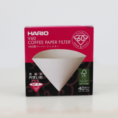 HARIO kávový filter pre V60 – biely (40ks)