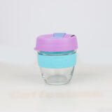 KeepCup Brew S sklo fialová/slabo modrá