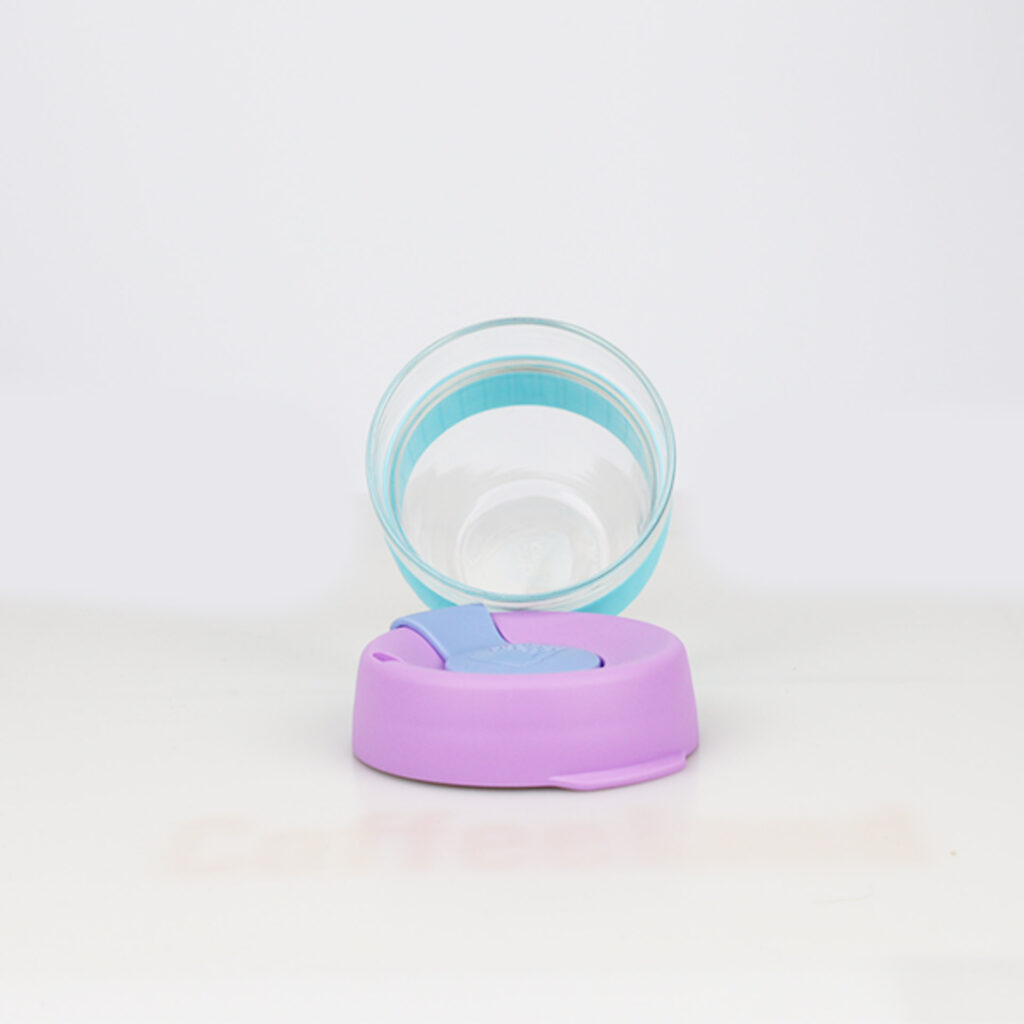 KeepCup Brew S sklo fialová/slabo modrá