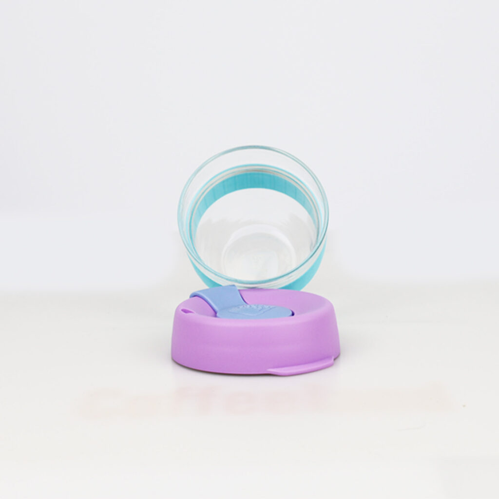 KeepCup Brew S sklo fialová/slabo modrá