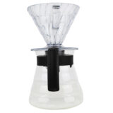 HARIO V60 Dripper & Dekantér (čierny)