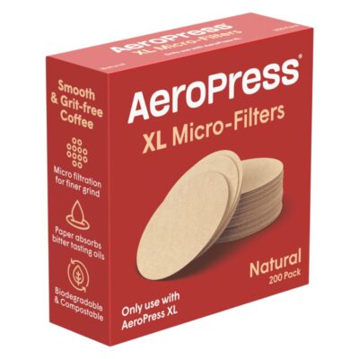 Aeropress XL prírodné papierové filtre 200ks