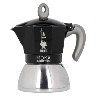 BIALETTI New Moka Indukcia 4 porcie čierna