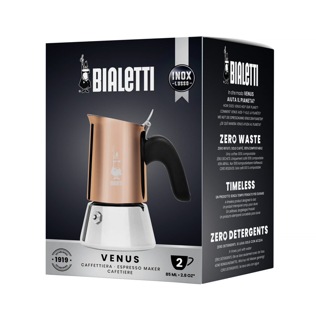 Bialetti New Venus 2 porcie medená/ copper