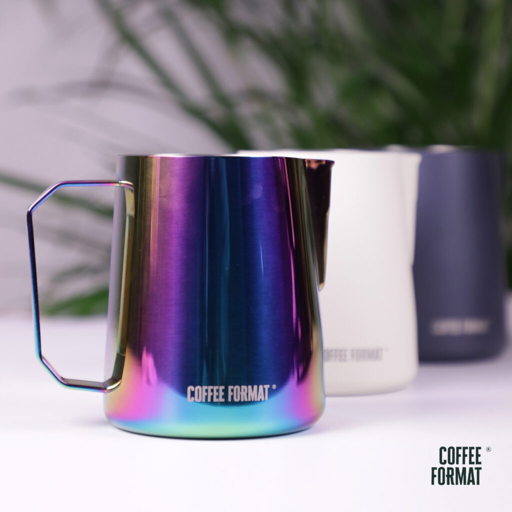 Džezva na mlieko Coffee Format MP-01 Sand White