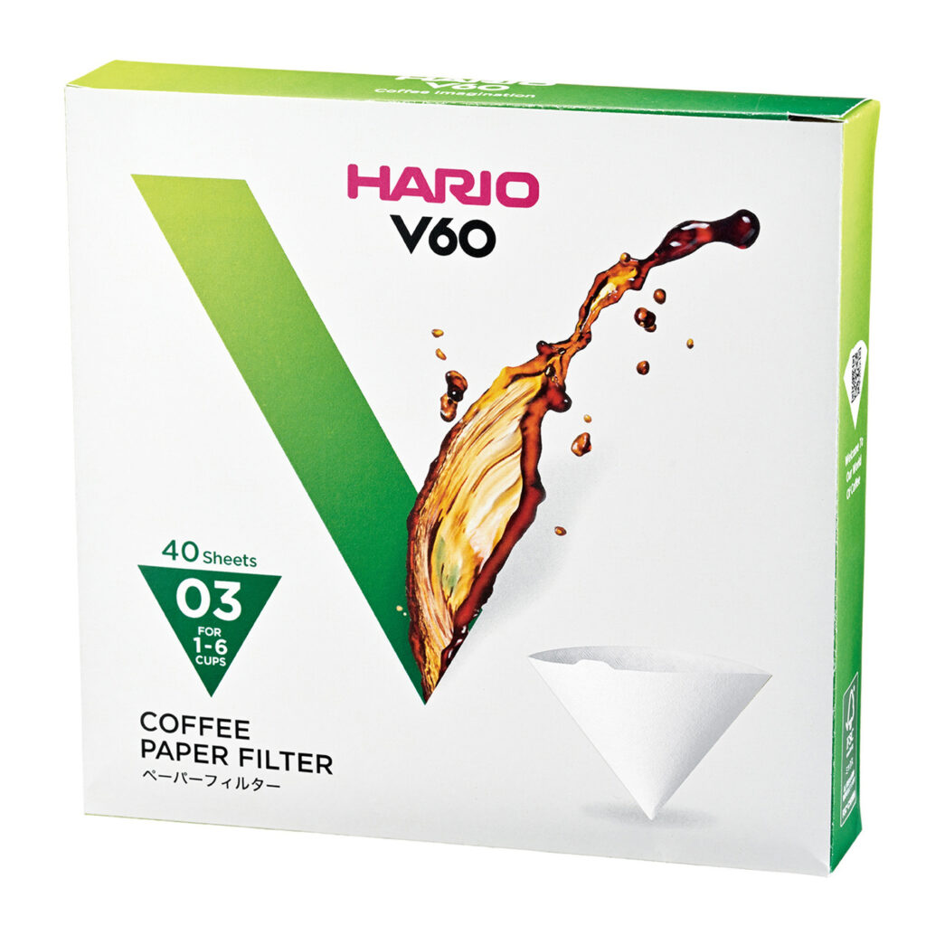 Hario papierové filtre V60-03 (40ks)