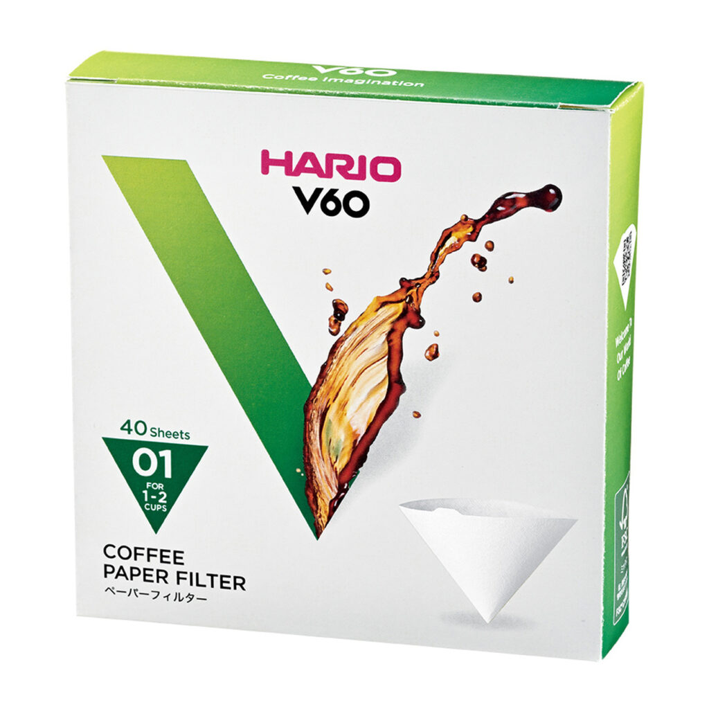 HARIO kávový filter pre V60 – biely (40ks)