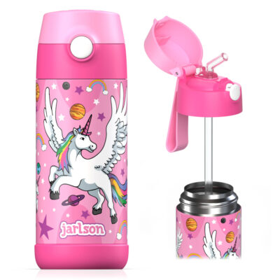 Jarlson – Detská fľaša CHARLI 350 ml – UNICORN