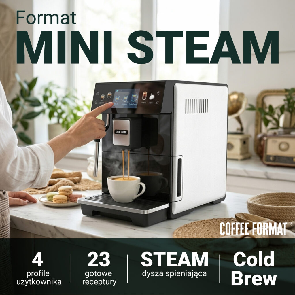 Kávovar COFFEE FORMAT Mini White Steam