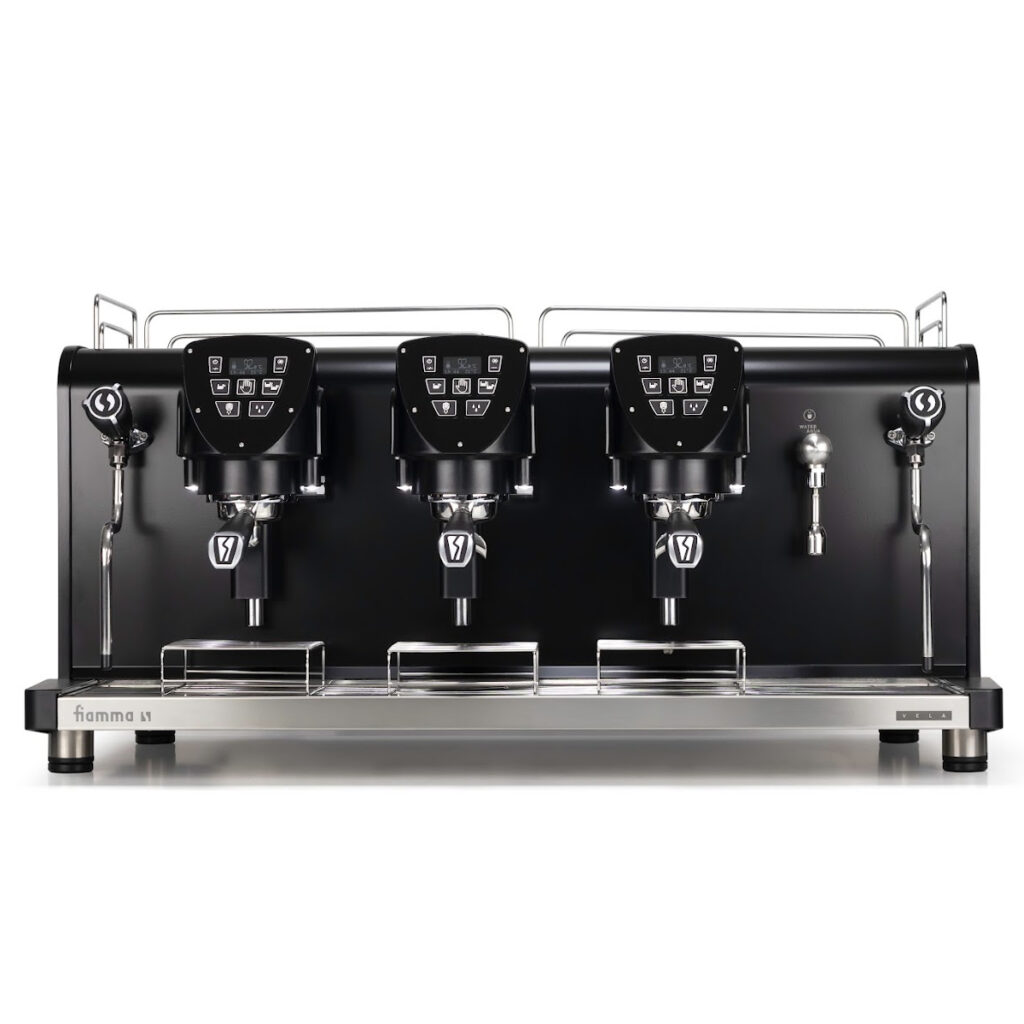 Kávovar FIAMMA Vela 3 Dual TC – čierny