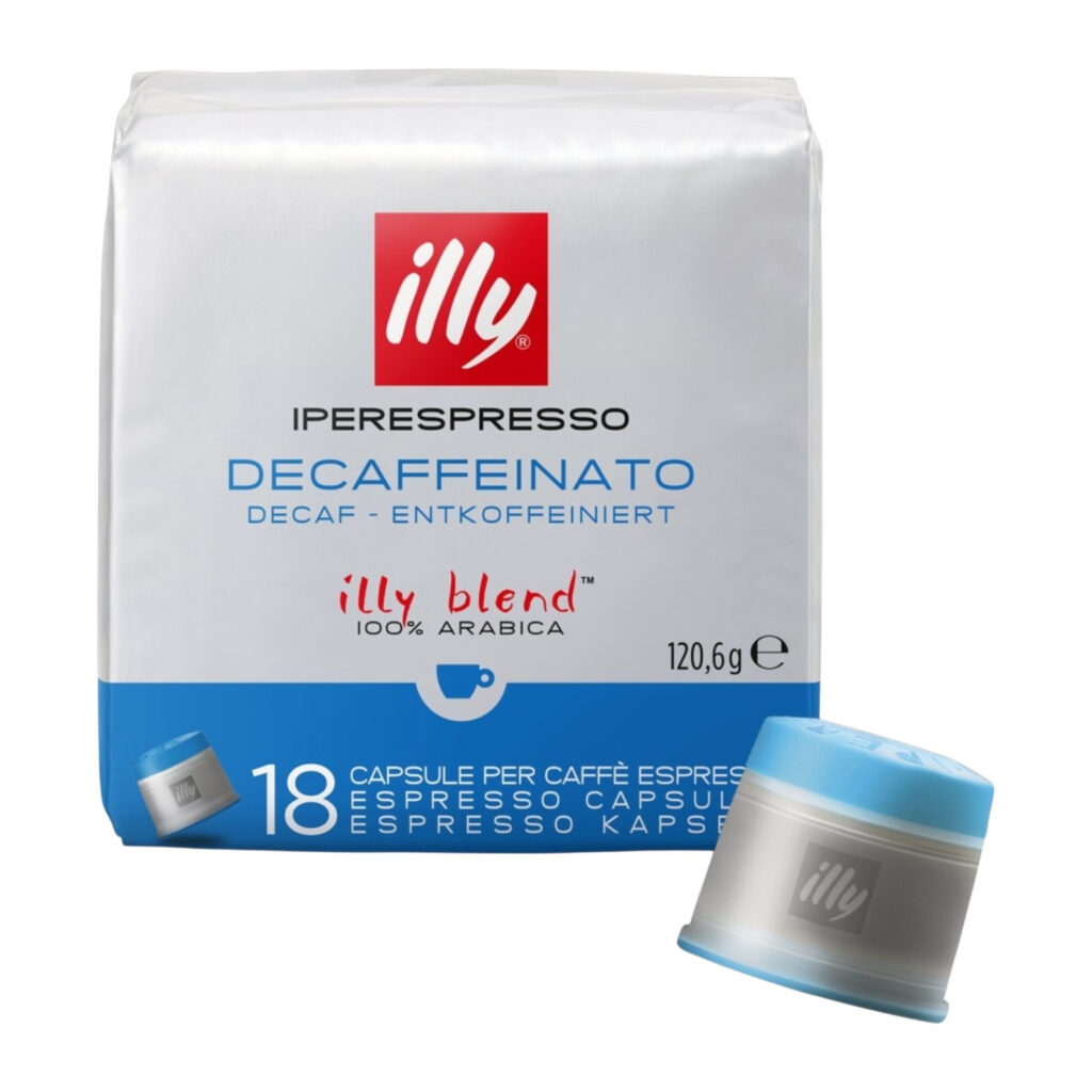 illy kapsule Hes Home DECAFFEINATO 18ks